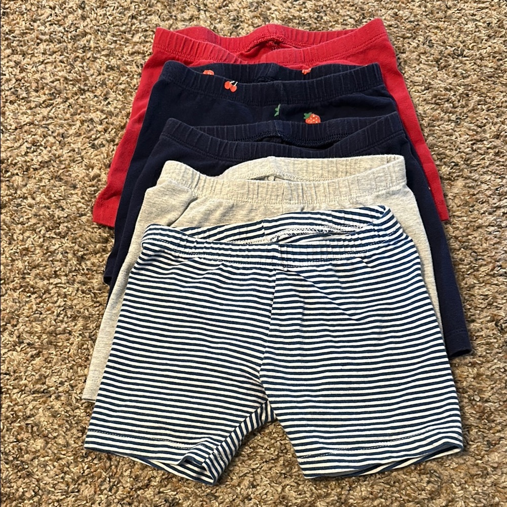 Old Navy Kids Striped and Solid Shorts Set - 5T